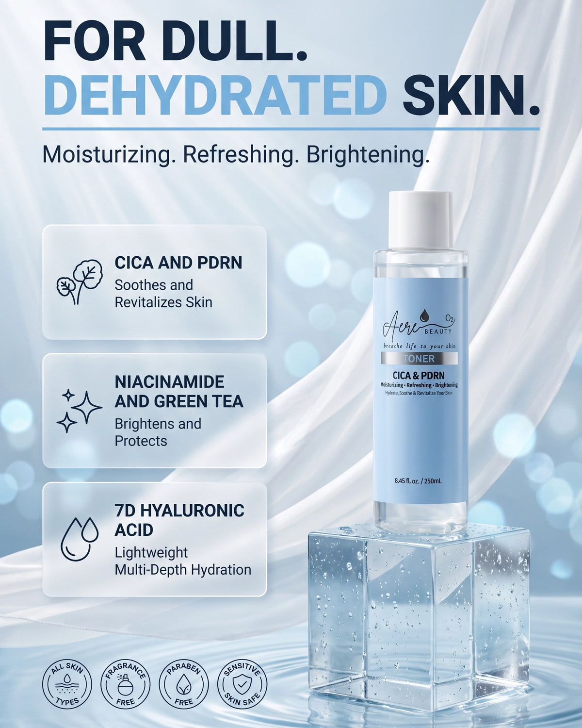 CICA and PDRN Toner | 250 mL