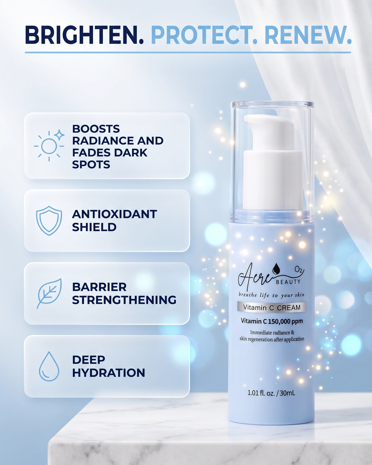 Benefits of AERE Vitamin C Glow Cream