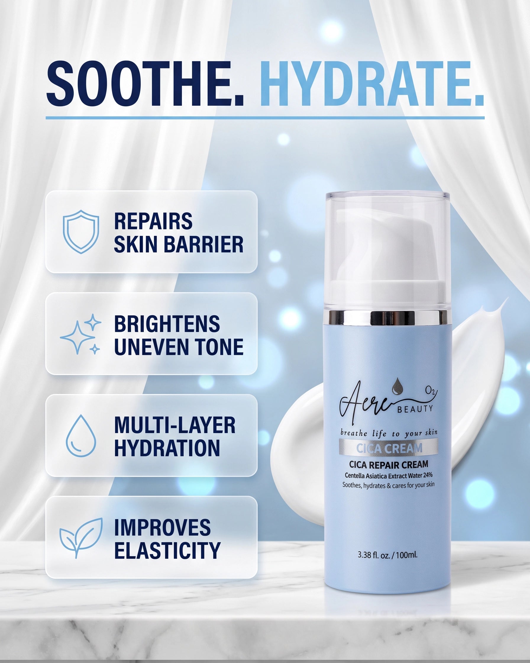 CICA Repair Cream  | Soothes, Hydrates & cares for your skin