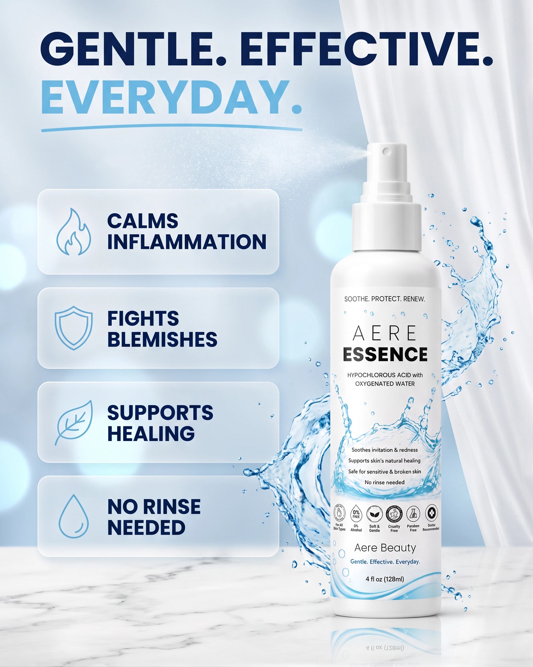Aere Essence Skin Rejuvenation Mist | Hypochlorous Acid Spray