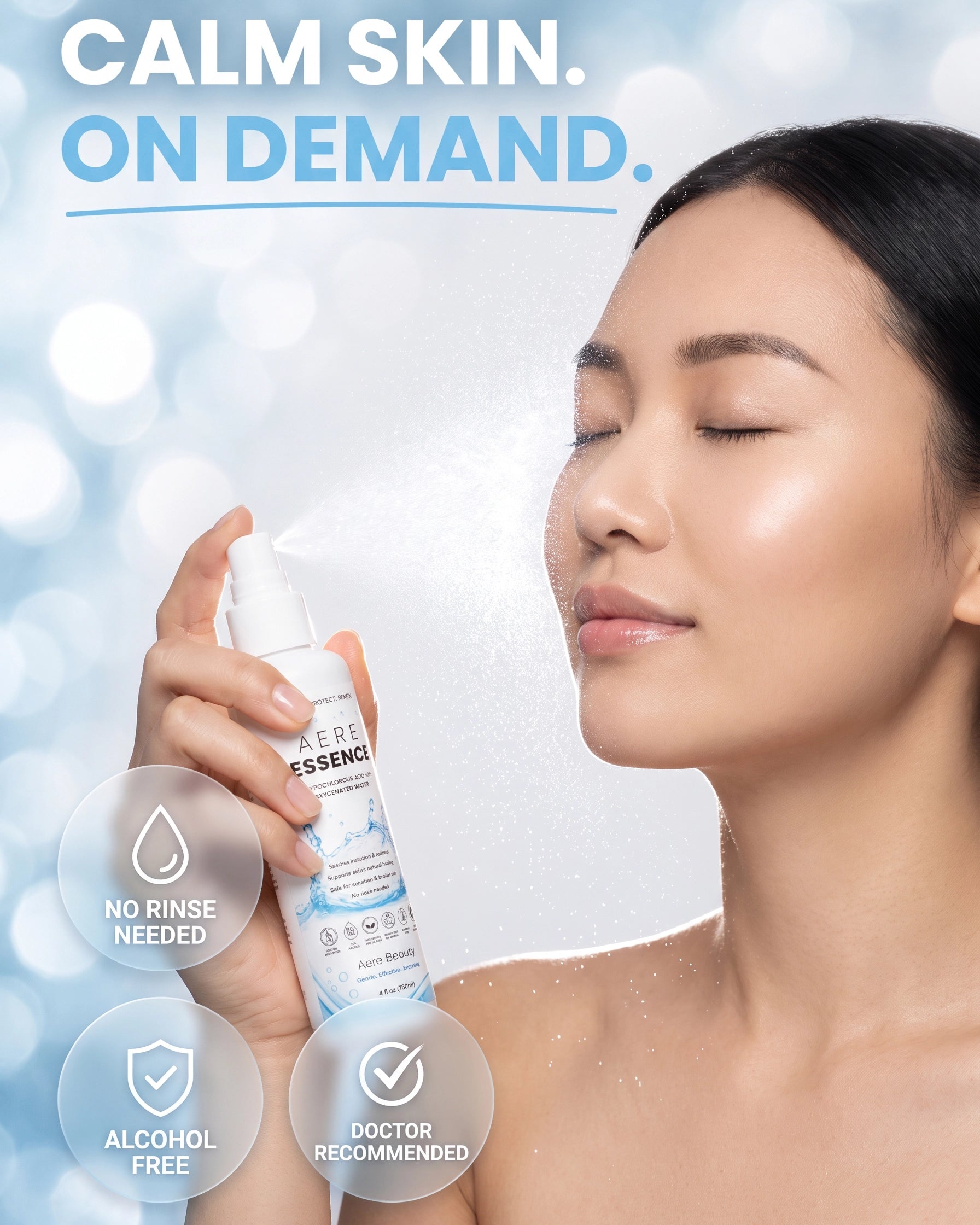 Aere Essence Skin Rejuvenation Mist | Hypochlorous Acid Spray