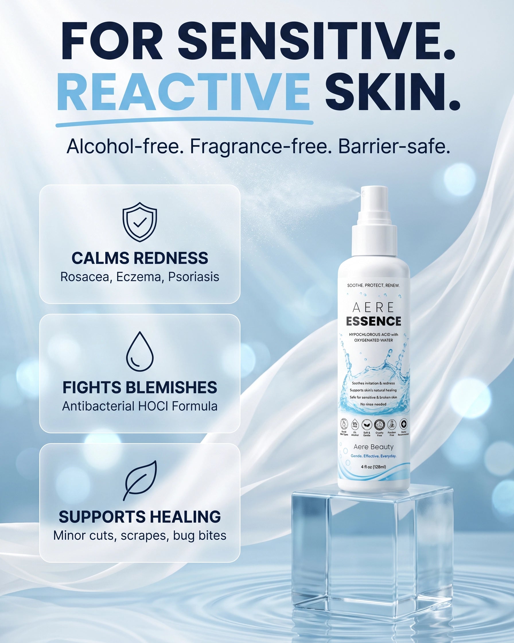 Aere Essence Skin Rejuvenation Mist | Hypochlorous Acid Spray