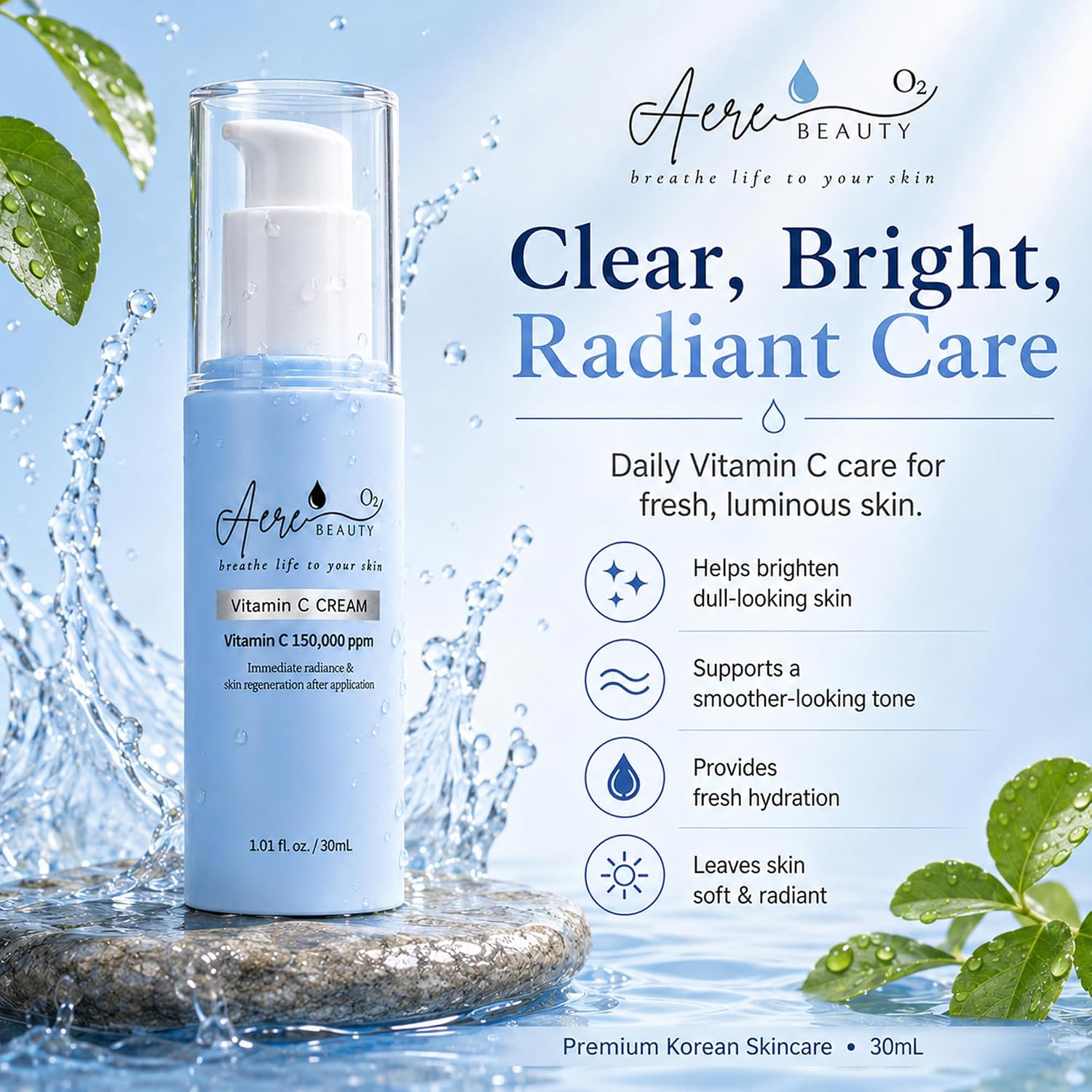 Vitamin C Cream | 150,000 ppm | Protect and Hydrate your skin